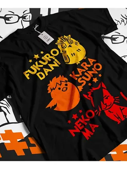 Polera Haikyuu Manga Anime Oversize Diseños Grafimax 1