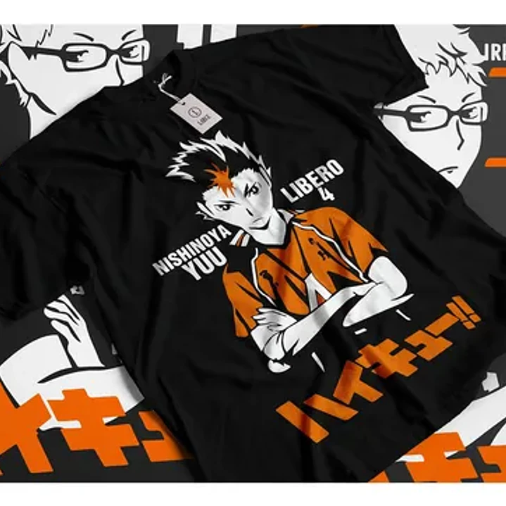 Polera Haikyuu Manga Anime Oversize Diseños Grafimax 40