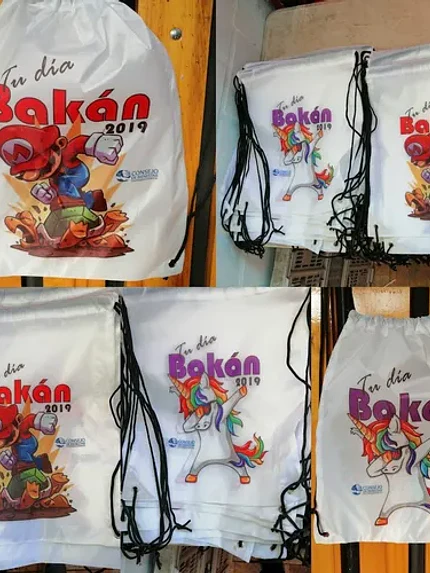 Morral Mochila Bolsa Niño Botella Regalo Personalizado Gfmx 7