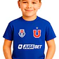 Polera Algodón Camiseta Universidad De Chile Futbol Grafimax - Miniatura 1