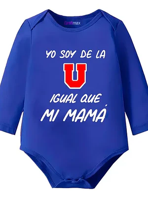 Body Bebe Pilucho Soy De La U Igual Que Mi Mamá Grafimax