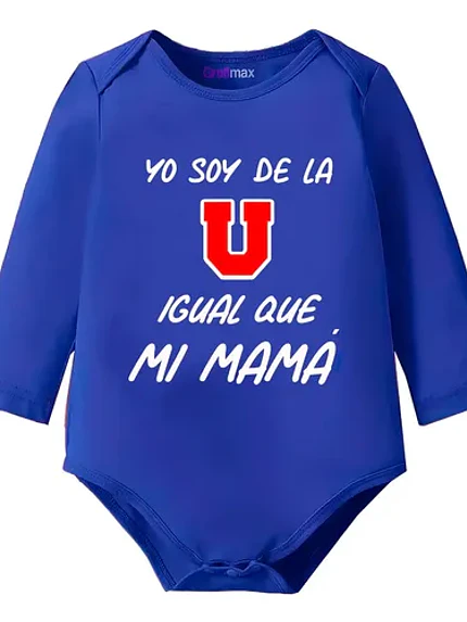 Body Bebe Pilucho Soy De La U Igual Que Mi Mamá Grafimax 1