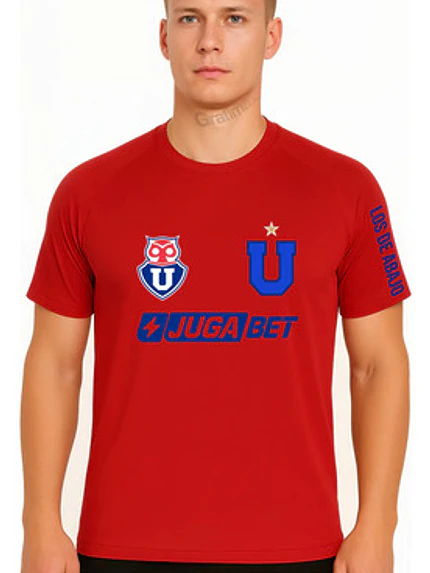 Camiseta Universidad De Chile Personalizada Dry Fit Grafimax 2