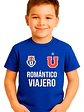 Polera Algodón Romantico Universidad De Chile Niño Grafimax - Miniatura 1