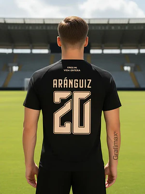 Camiseta U De Chile Conmemorativa Aránguiz Futbol Grafimax