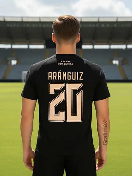 Camiseta U De Chile Conmemorativa Aránguiz Futbol Grafimax 1