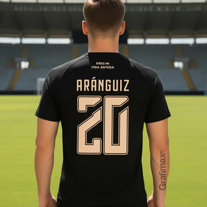 Camiseta U De Chile Conmemorativa Aránguiz Futbol Grafimax 1