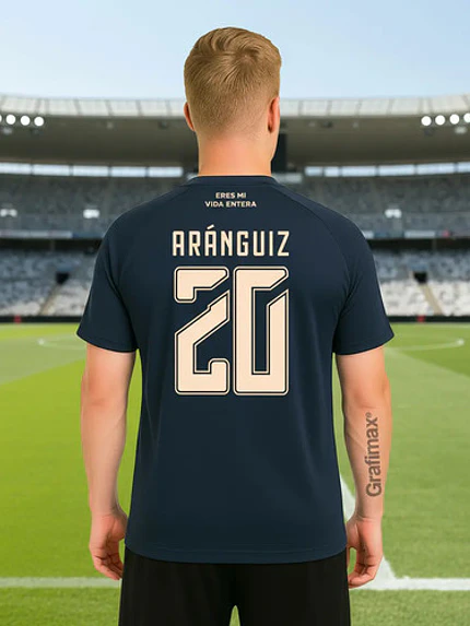 Camiseta U De Chile Conmemorativa Aránguiz Futbol Grafimax 4