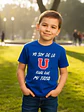 Polera Algodón Soy De La U Igual Que Mi Tata Niño Grafimax - Miniatura 1