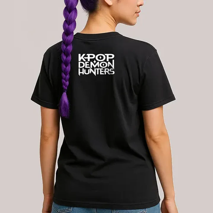 Polera Huntrix Logo Guerreras Kpop Demon Hunters Grafimax 2