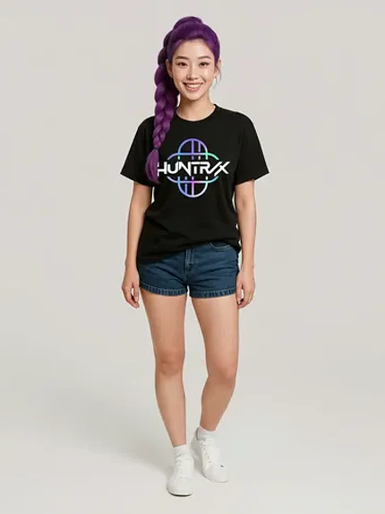 Polera Huntrix Logo Guerreras Kpop Demon Hunters Grafimax 3