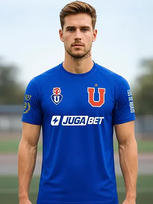 Camiseta Universidad De Chile Personalizada Nombre Grafimax