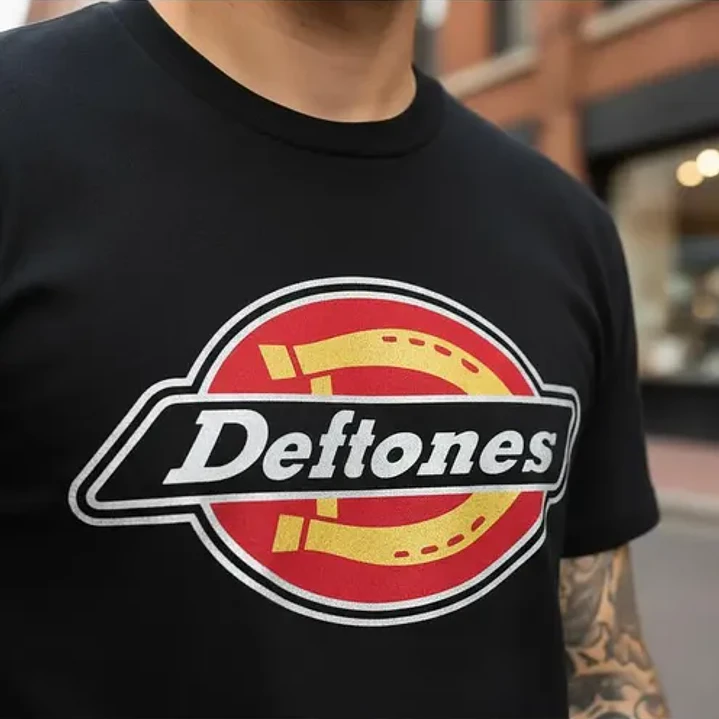 Polera Deftones Dickies Logo Rock Nu Metal Grafimax 2