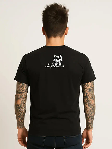 Polera Deftones Dickies Logo Rock Nu Metal Grafimax 3