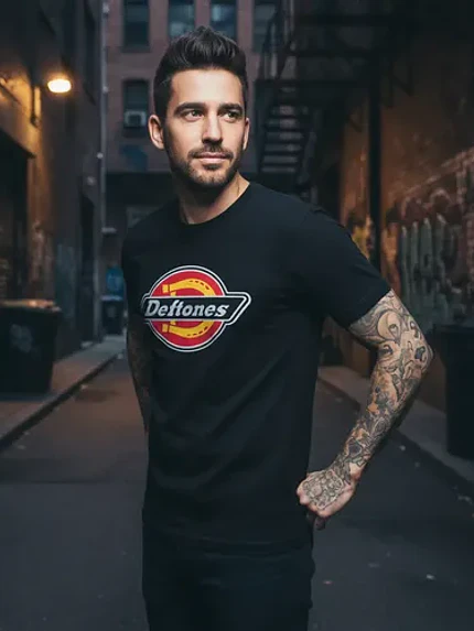 Polera Deftones Dickies Logo Rock Nu Metal Grafimax 5