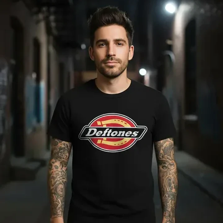 Polera Deftones Dickies Logo Rock Nu Metal Grafimax 9