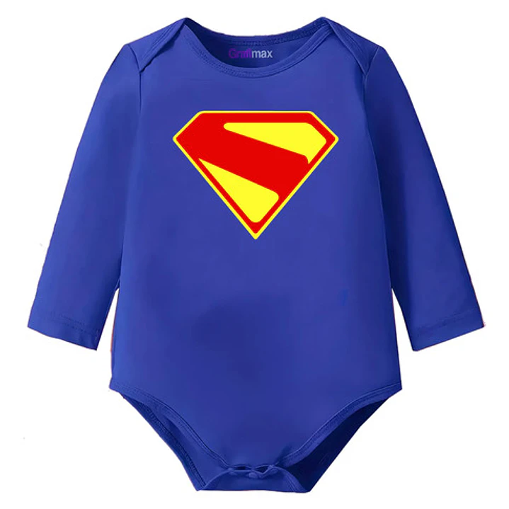 Body Bebe Pilucho Superman Disfraz  Halloween Grafimax 1