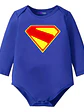 Body Bebe Pilucho Superman Disfraz  Halloween Grafimax - Miniatura 1