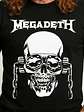 Polera Megadeth Logo Trash Metal Rock Grafimax - Miniatura 5