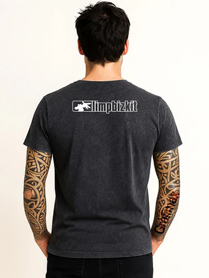 Polera Limp Bizkit Logo Desgastada Nu Metal Rock Grafimax 2