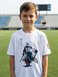 Camiseta Católica Niño Conmemorativa Dryfit Futbol -Grafimax - Miniatura 1