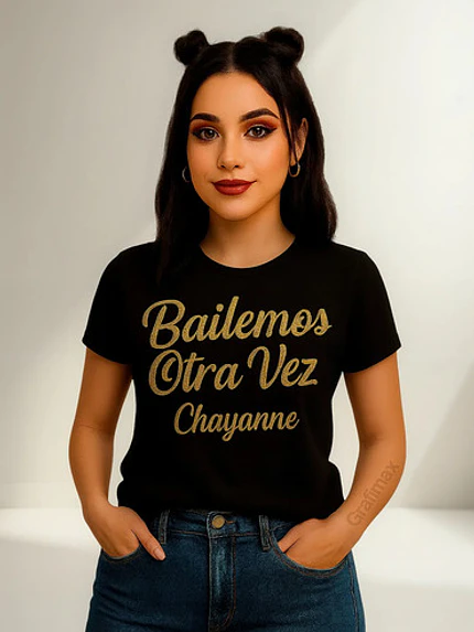 Polera Chayanne Concierto Bailemos Otra Vez Glitter Grafimax 5