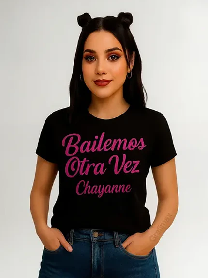 Polera Chayanne Concierto Bailemos Otra Vez Glitter Grafimax 8