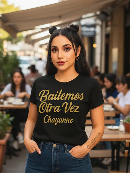 Polera Chayanne Concierto Bailemos Otra Vez Glitter Grafimax 9