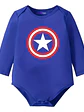 Body Bebe Pilucho Capitan America Escudo Disfraz  Grafimax - Miniatura 1