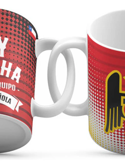 Tazon Futbol Soy Hincha Del Mejor Equipo U Española Grafimax 1