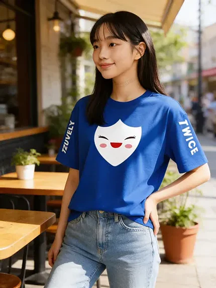 Polera Lovely Twice Colores Oversize Kpop Idol Grafimax 2