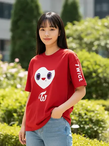 Polera Lovely Twice Colores Oversize Kpop Idol Grafimax 3