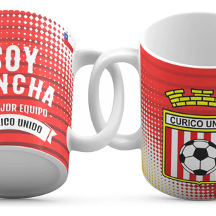 Tazon Futbol Soy Hincha Del Mejor Curico Unido Grafimax 1