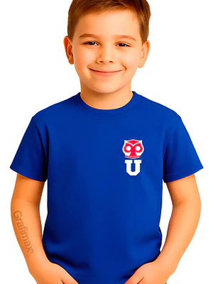 Polera Algodón Chunchito Universidad De Chile  Grafimax