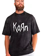Polera Korn Metal Efecto Jeans Desgastada Grafimax - Miniatura 2