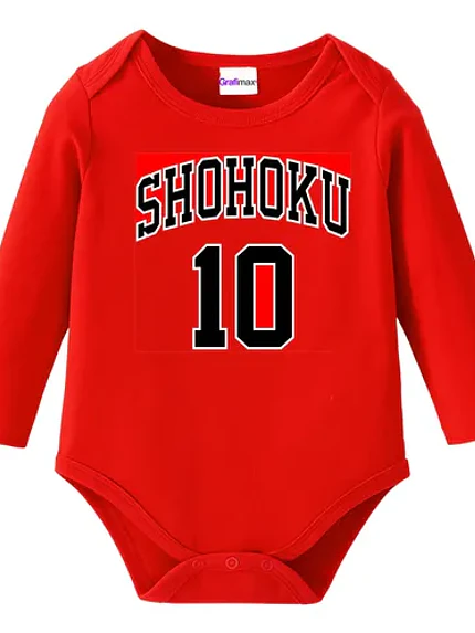 Body Bebe Pilucho Shohoku 10 Slam Dunk Anime Grafimax 1
