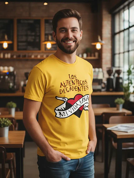 Polera Los Auténticos Decadentes Mi Vida Loca Rock Grafimax 2