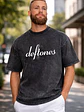 Polera Deftones Metal Efecto Jeans Desgastada Grafimax - Miniatura 2