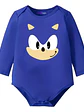 Body Bebe Pilucho Sonic Videojuego Disfraz  Grafimax - Miniatura 1