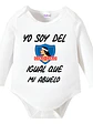 Body Bebe Pilucho Soy Del Colo Colo  Abuelo Grafimax - Miniatura 1