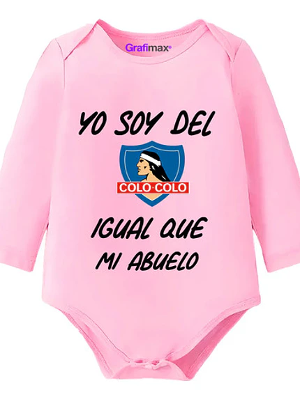 Body Bebe Pilucho Soy Del Colo Colo  Abuelo Grafimax 6