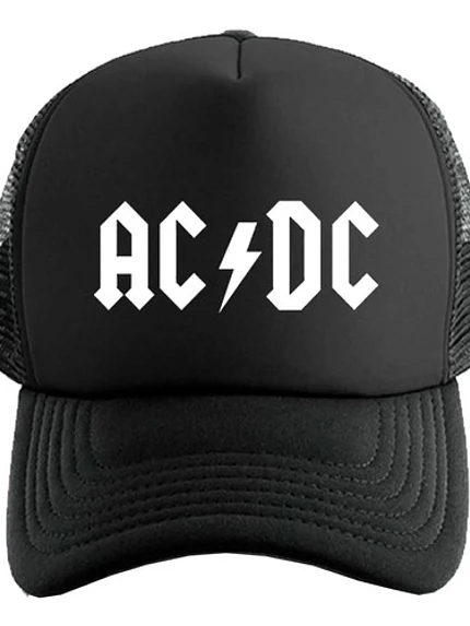 Gorro Acdc Rock Metal Jockey Ajustable Grafimax 1