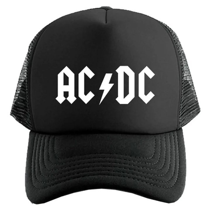 Gorro Acdc Rock Metal Jockey Ajustable Grafimax 1