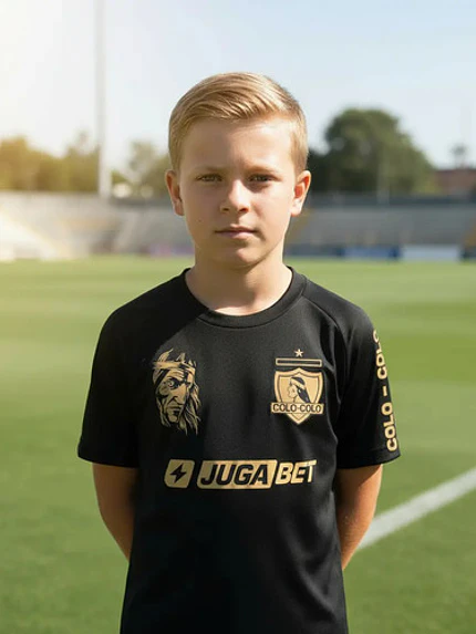Camiseta  Colo Colo Niño Conmemorativa Nombre -Grafimax 1