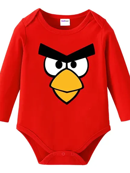 Body Bebe Pilucho Angry Birds Disfraz Halloween Grafimax 5