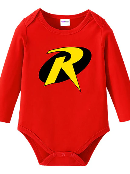 Body Bebe Pilucho Robin De Batman Disfraz Halloween Grafimax 1