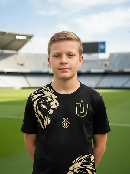Camiseta Universidad De Chile Dry Fit Leones Niño Grafimax 2