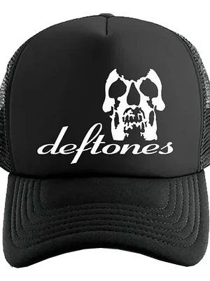 Gorro Deftones Diseños Rock Metal Jockey Ajustable Grafimax