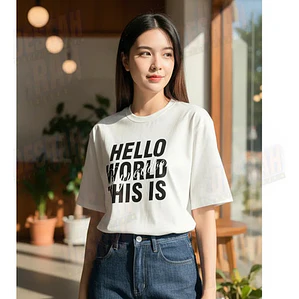 Polera Boynextdoor Hello World Kpop Oversize Grafimax