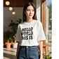 Polera Boynextdoor Hello World Kpop Oversize Grafimax - Miniatura 1